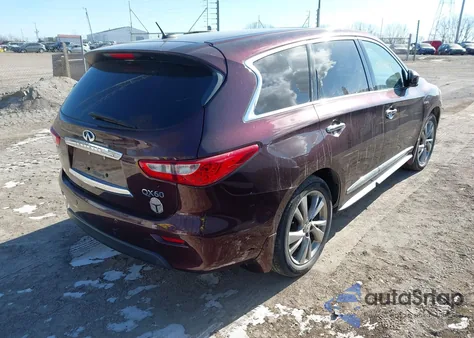 2014 Infiniti Qx60 Hybrid z USA, uszkodzony, nr VIN 5N1CL0MM2EC548536
